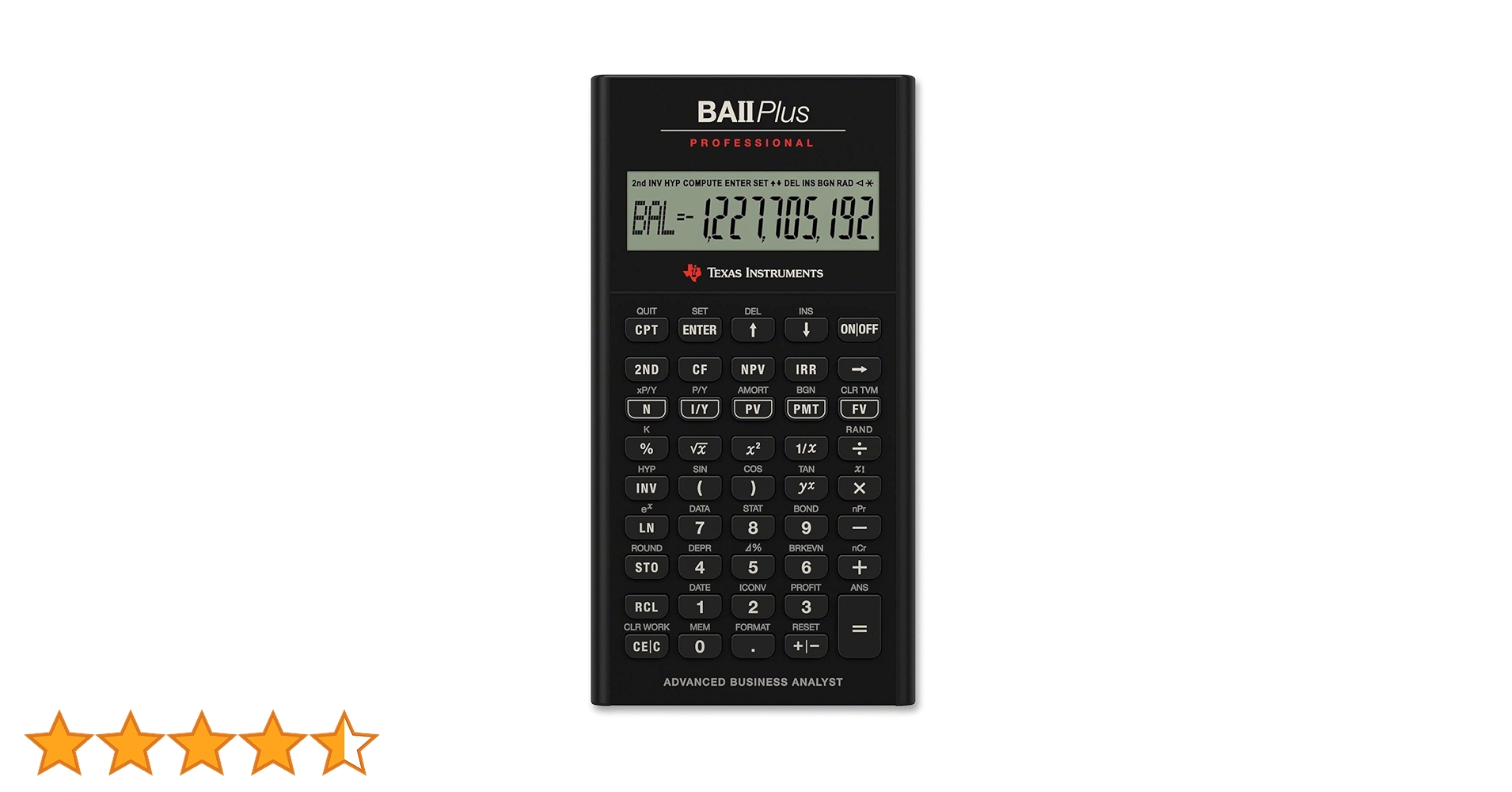 美品　関数電卓 CFA受験用 BA Ⅱ Plus professional Amazon.com : Texas Instruments BA II Plus Professional